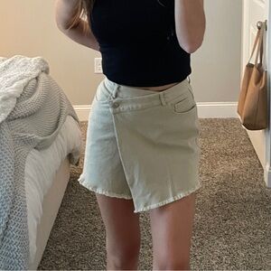 Beige Wrap Skirt